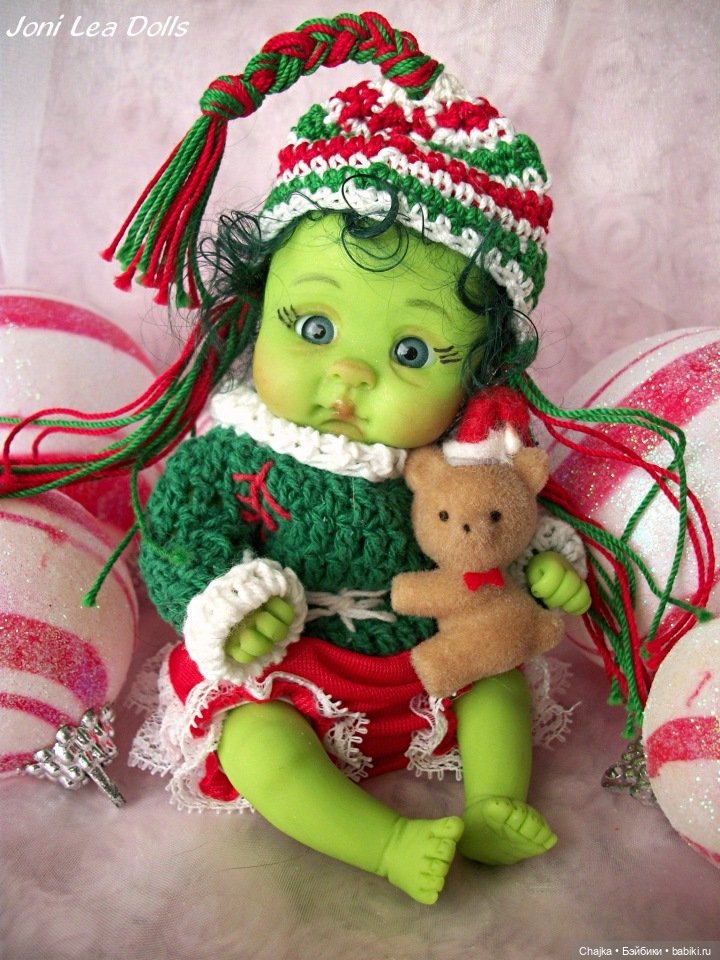 Авторские куклы дети из полимерной глины от Joni Lea - ч.17