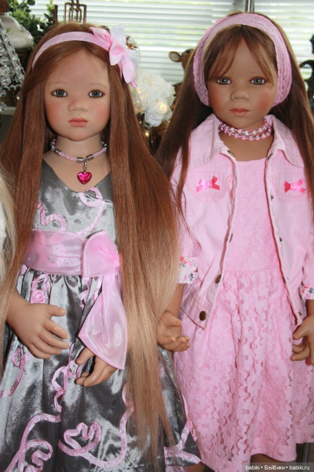 Любимые Химочки, продолжение фотосессии с Сини, Лиле и их сестричками. Коллекционные куклы от Annette Himstedt