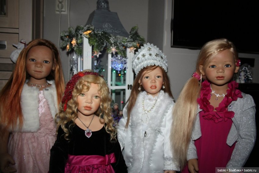 Рождественское настроение с куклами Annette Himstedt и Zawieruszynski (фото 10)