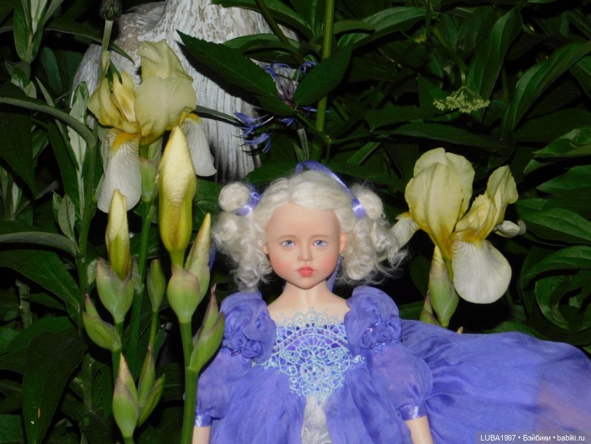 Мое сиреневое настроение - Девочка инфанта - девочка Елены Бурыгиной
