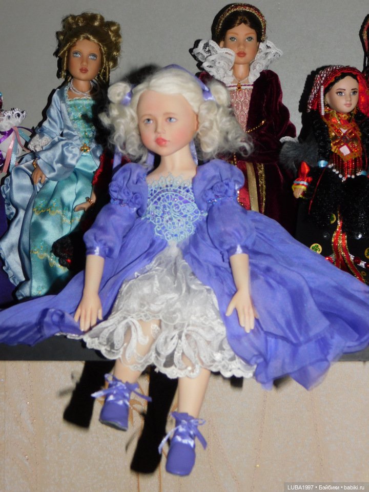 Мое сиреневое настроение - Девочка инфанта - девочка Елены Бурыгиной