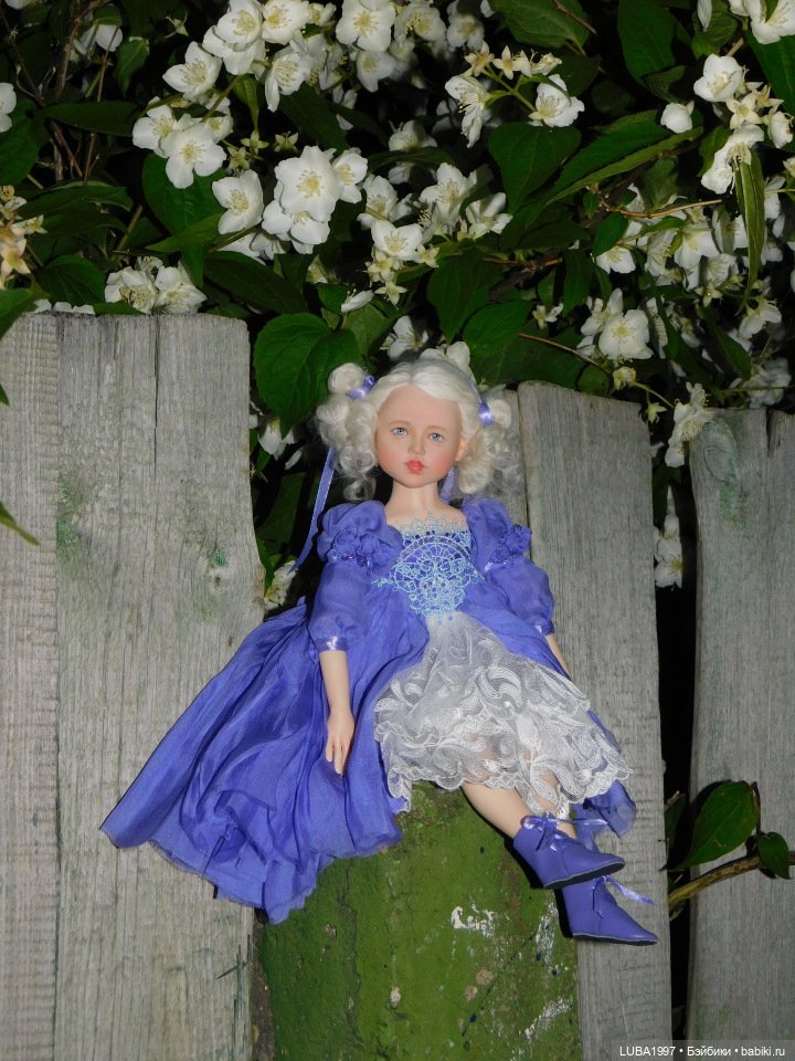 Мое сиреневое настроение - Девочка инфанта - девочка Елены Бурыгиной