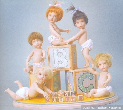 Малыши из коллекции: «Kish Quints». Автор Хелена Киш