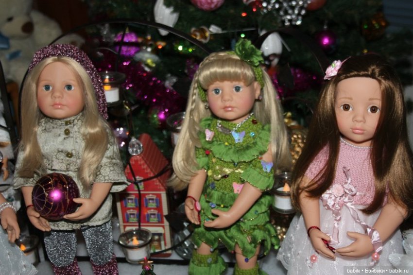 Новогодние поздравления от кукол Готц (фото 10)