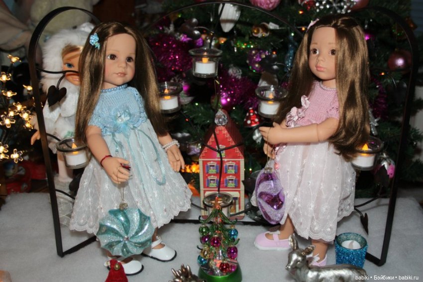 Новогодние поздравления от кукол Готц