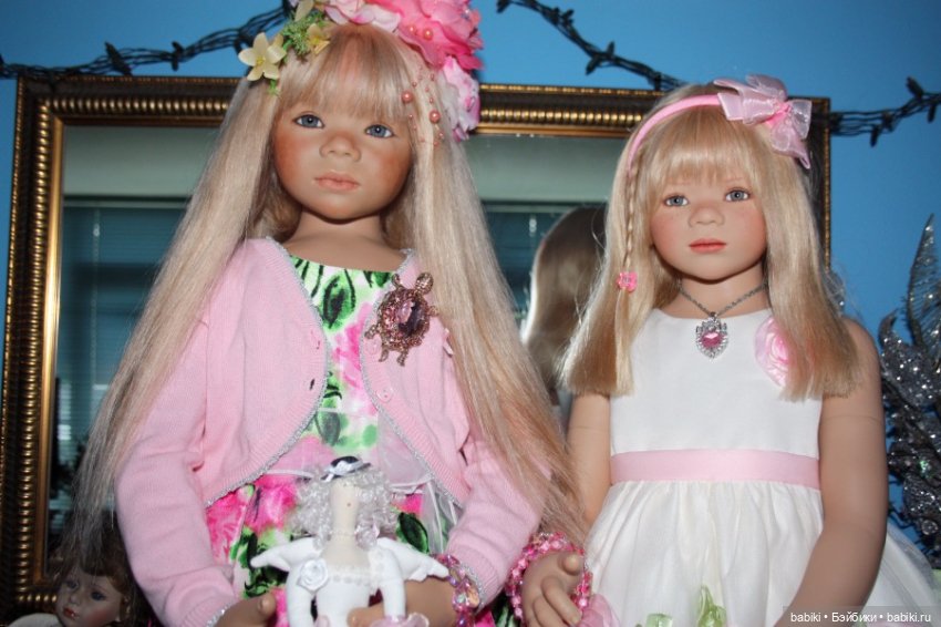 Тира и Моня - продолжение. Коллекционные куклы от Annette Himstedt