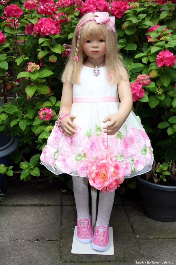 Тира и Моня в саду. Коллекционные куклы от Annette Himstedt (фото 4)