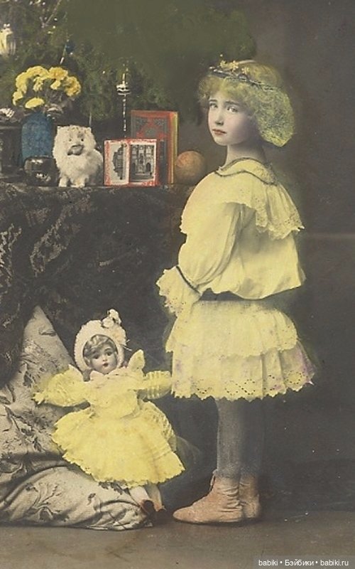 Старый фотоальбом. Девочки и куклы - продолжение (фото 8)