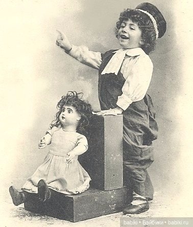 Старый фотоальбом. Девочки и куклы - продолжение