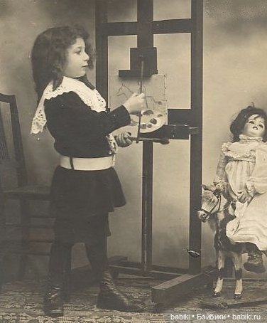 Старый фотоальбом. Девочки и куклы (фото 8)