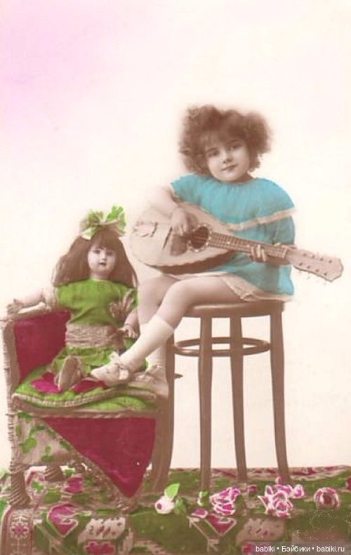 Старый фотоальбом. Девочки и куклы - продолжение