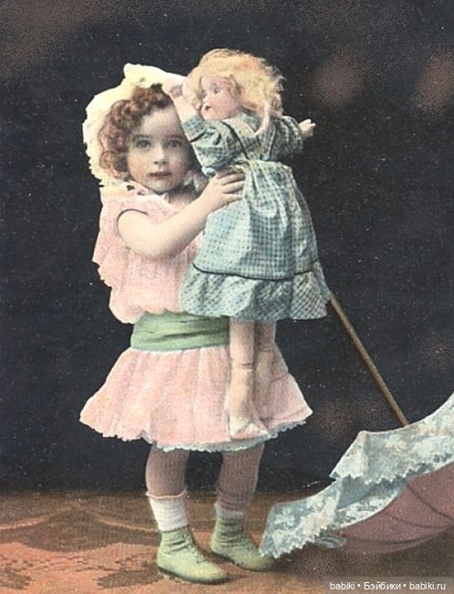 Старый фотоальбом. Девочки и куклы (фото 4)