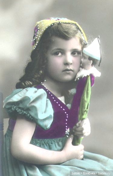 Старый фотоальбом. Девочки и куклы (фото 9)