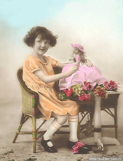 Старый фотоальбом. Девочки и куклы - продолжение (фото 5)