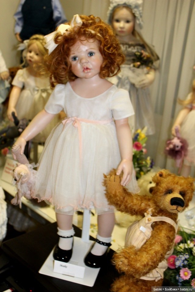 Пасхальная встреча в магазине кукол Гюнзел 2017. Фарфор в воске, WOP (фото 10)