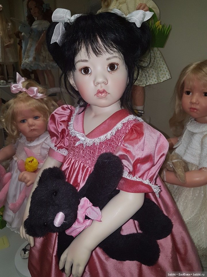 Пасхальная встреча в магазине кукол Гюнзел 2017. Фарфор в воске, WOP