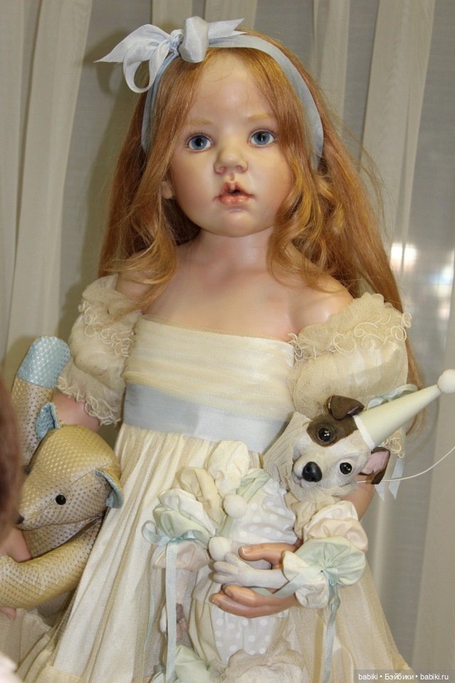 Пасхальная встреча в магазине кукол Гюнзел 2017. Фарфор в воске, WOP