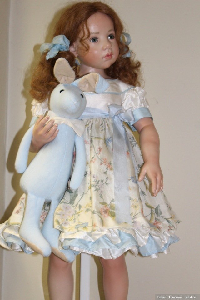 Пасхальная встреча в магазине кукол Гюнзел 2017. Фарфор в воске, WOP