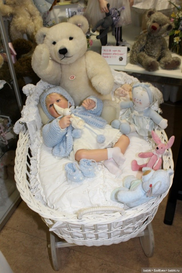 Пасхальная встреча в магазине кукол Гюнзел 2017. Фарфор в воске, WOP (фото 9)