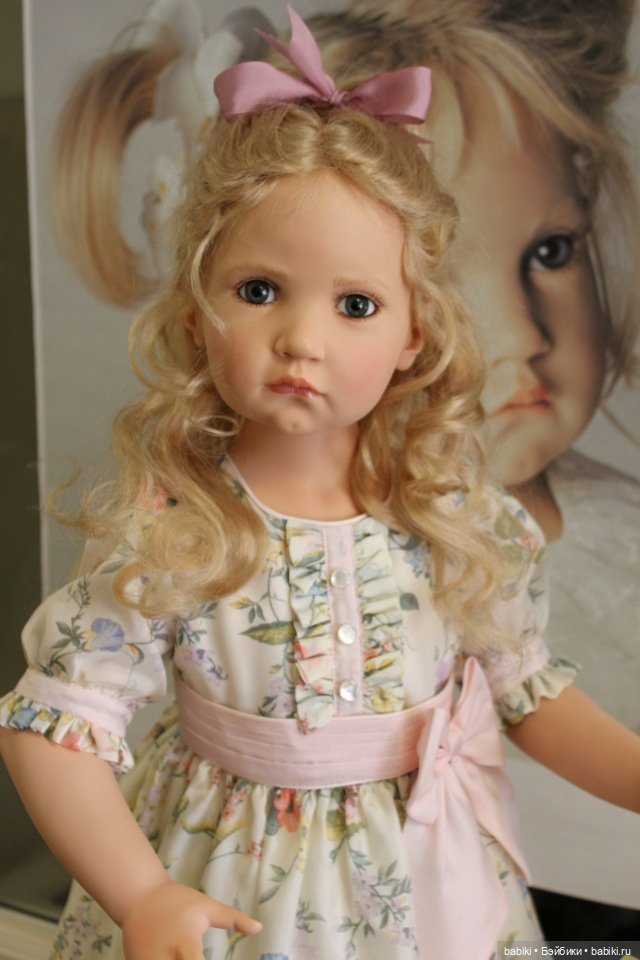 Пасхальная встреча в магазине кукол Гюнзел 2017. Фарфор в воске, WOP (фото 6)