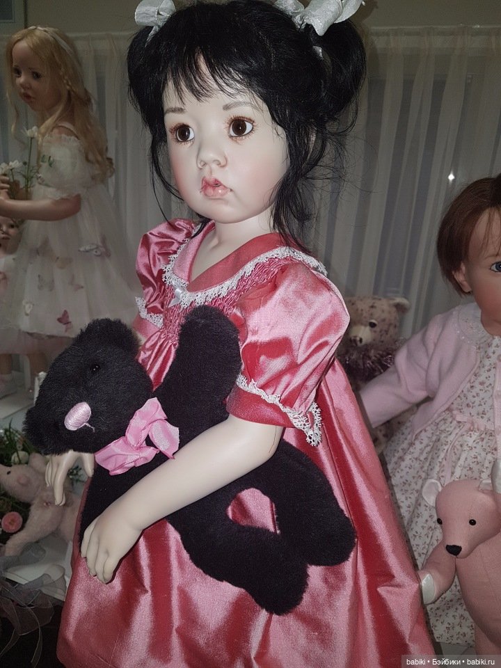 Пасхальная встреча в магазине кукол Гюнзел 2017. Фарфор в воске, WOP