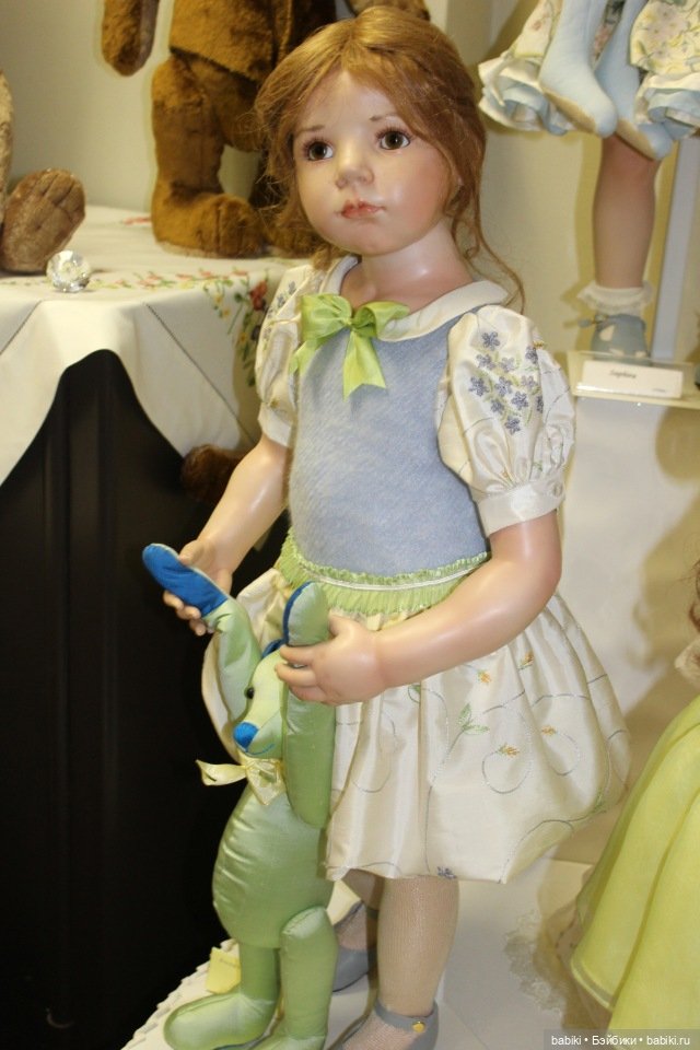 Пасхальная встреча в магазине кукол Гюнзел 2017. Фарфор в воске, WOP