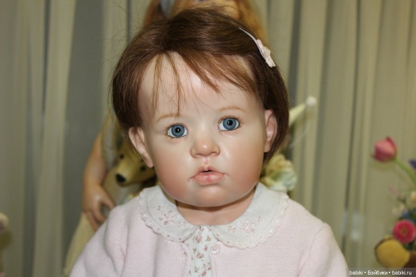 Пасхальная встреча в магазине кукол Гюнзел 2017. Фарфор в воске, WOP