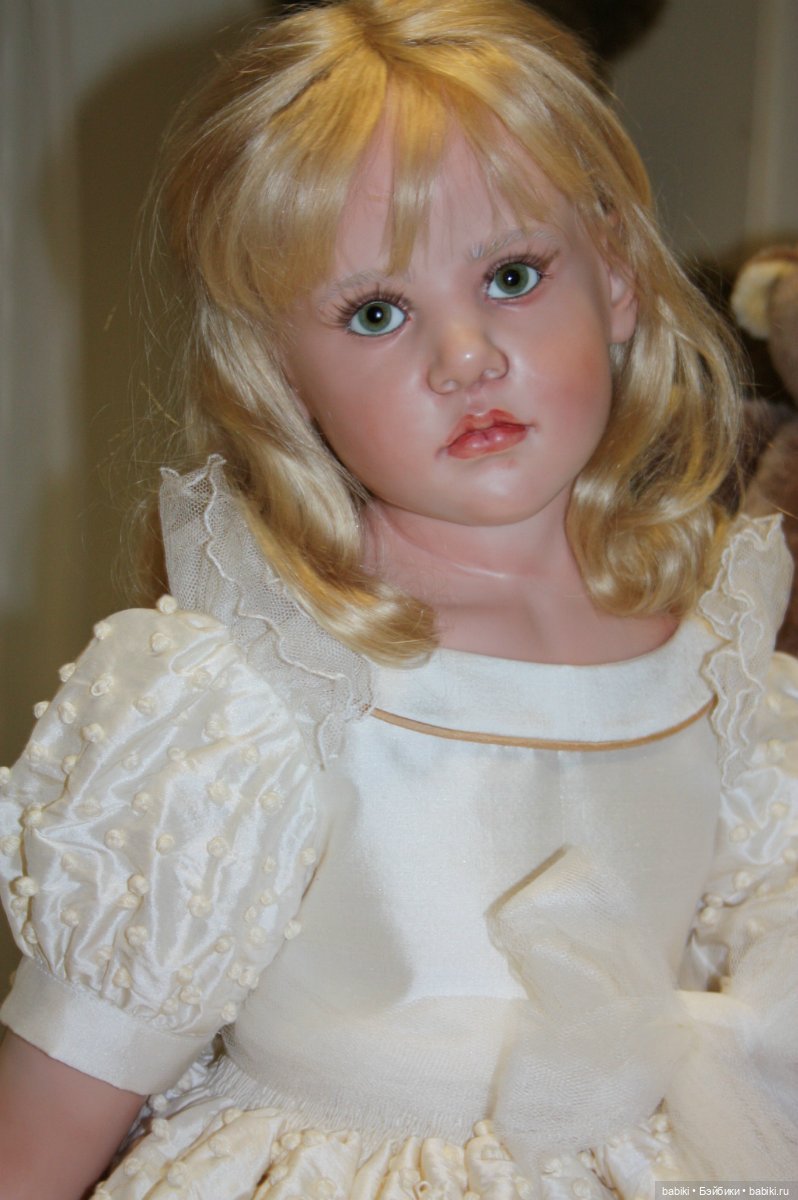 Desiree из новой коллекции 2016 года фарфор покрытый воском (WOP) и другие фарфоровые куклы от Hildegard Gunzel. Часть третья
