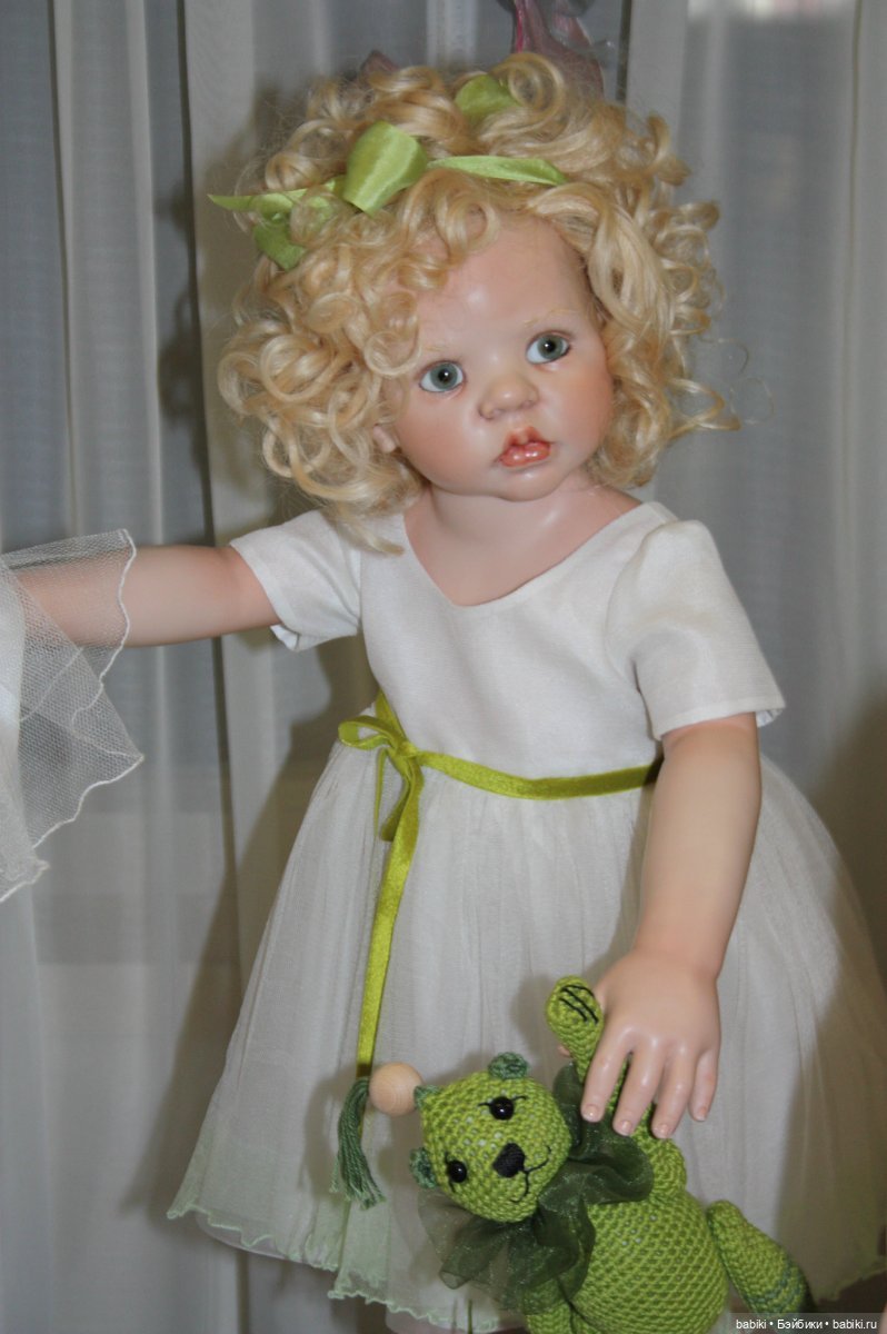 Desiree из новой коллекции 2016 года фарфор покрытый воском (WOP) и другие фарфоровые куклы от Hildegard Gunzel. Часть третья (фото 6)