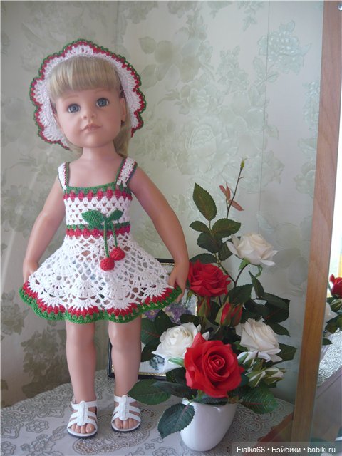 Летние наряды для Яны и Вики.Одежда для кукол Готц (фото 2)