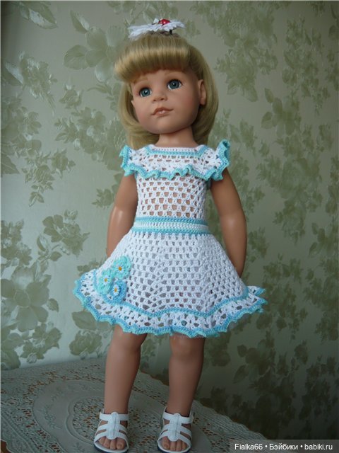 Лето, лето к нам пришло... Летние наряды крючком для кукол Готц (фото 9)