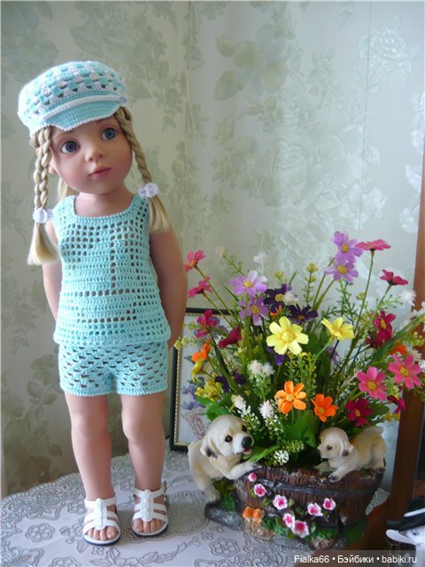 Лето, лето к нам пришло... Летние наряды крючком для кукол Готц (фото 4)
