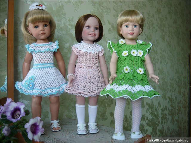 Лето, лето к нам пришло... Летние наряды крючком для кукол Готц