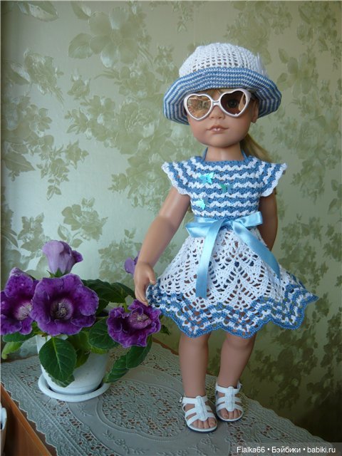Подготовка к лету.Летний наряд для кукол Готц (фото 6)