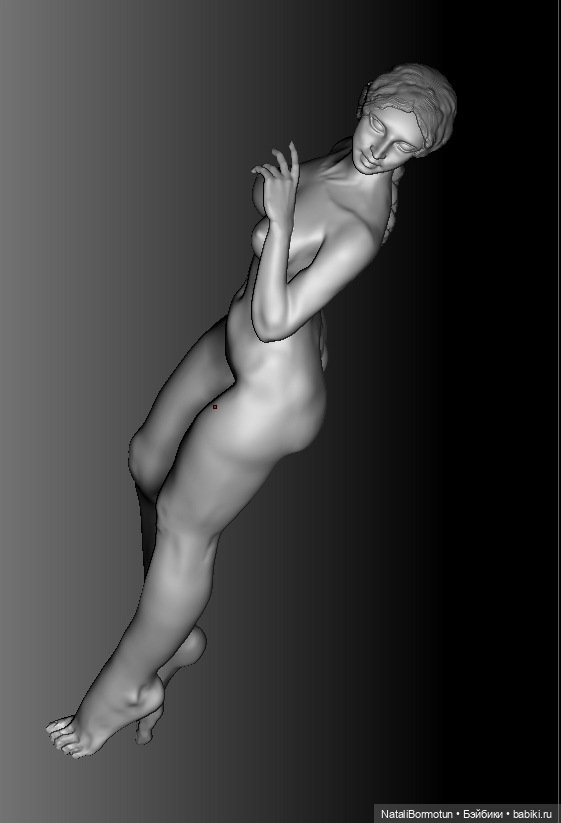 Царевна-Лебедь. Процесс в 3D