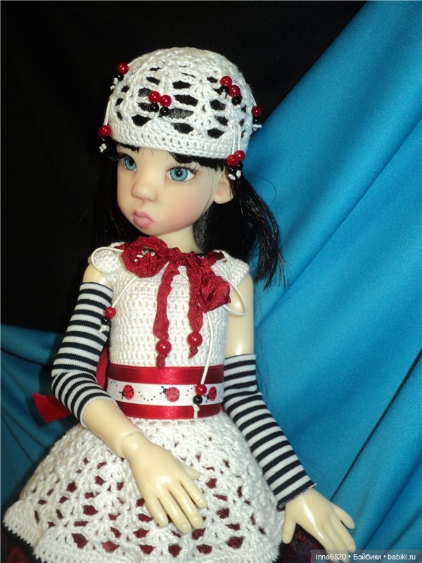 Просто - Марта, просто - прелесть!!! Платье для куклы бжд (фото 4)