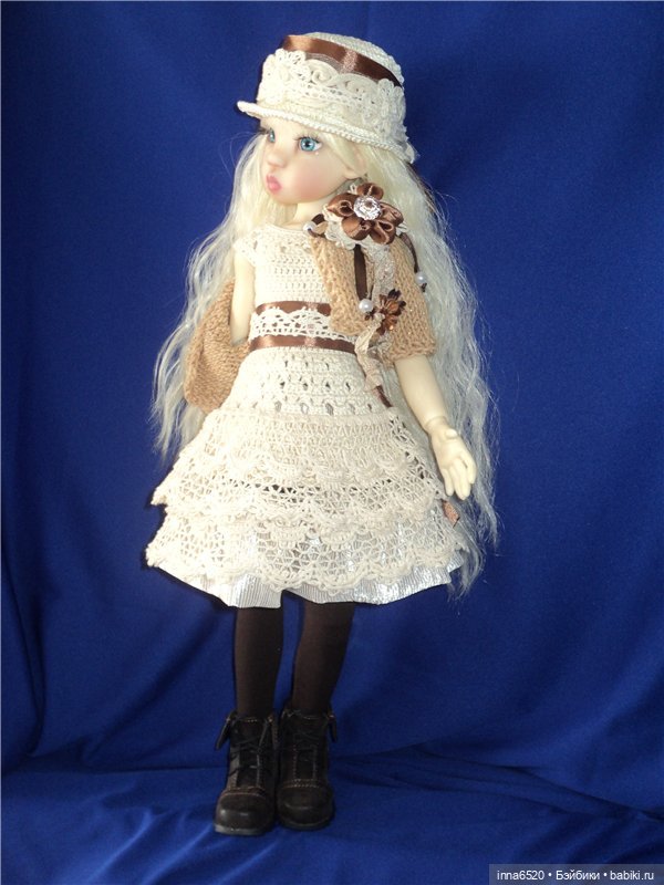 Просто - Марта, просто - прелесть!!! Платье для куклы бжд