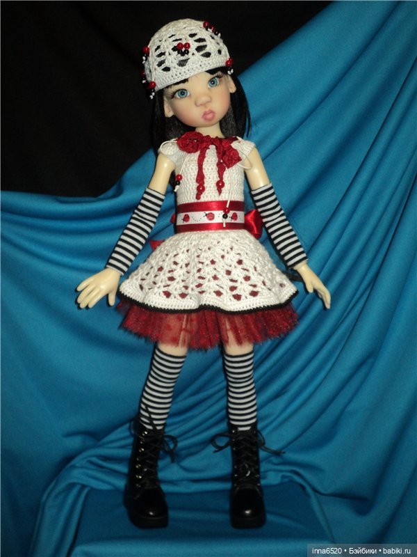 Просто - Марта, просто - прелесть!!! Платье для куклы бжд (фото 9)