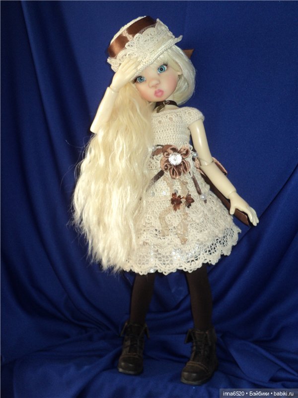 Просто - Марта, просто - прелесть!!! Платье для куклы бжд