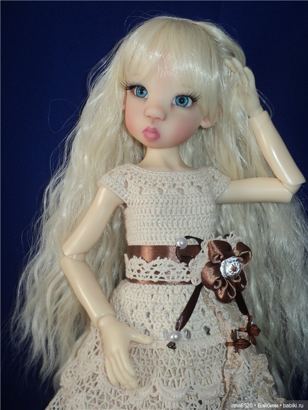 Просто - Марта, просто - прелесть!!! Платье для куклы бжд