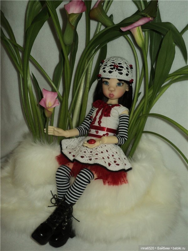 Просто - Марта, просто - прелесть!!! Платье для куклы бжд