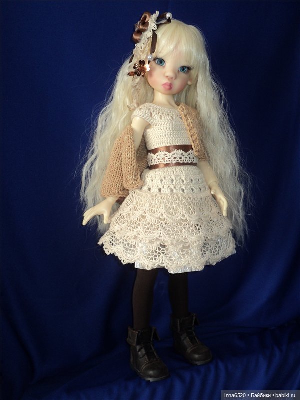 Просто - Марта, просто - прелесть!!! Платье для куклы бжд