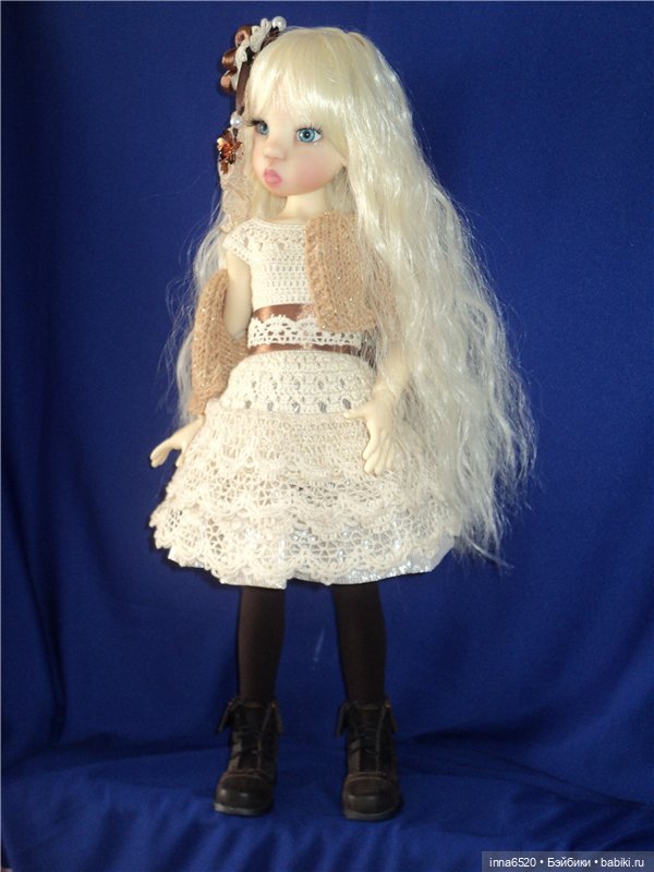 Просто - Марта, просто - прелесть!!! Платье для куклы бжд