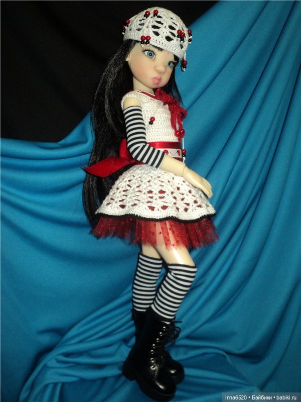 Просто - Марта, просто - прелесть!!! Платье для куклы бжд (фото 5)