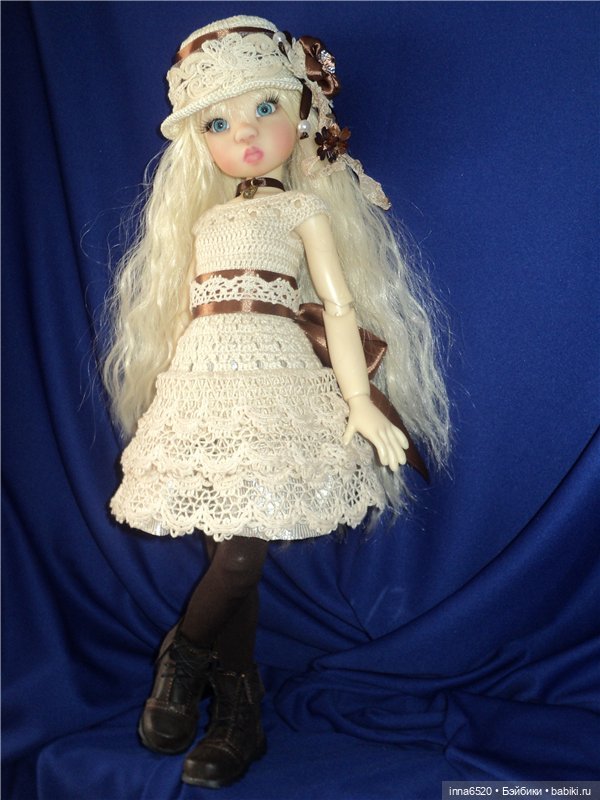 Просто - Марта, просто - прелесть!!! Платье для куклы бжд