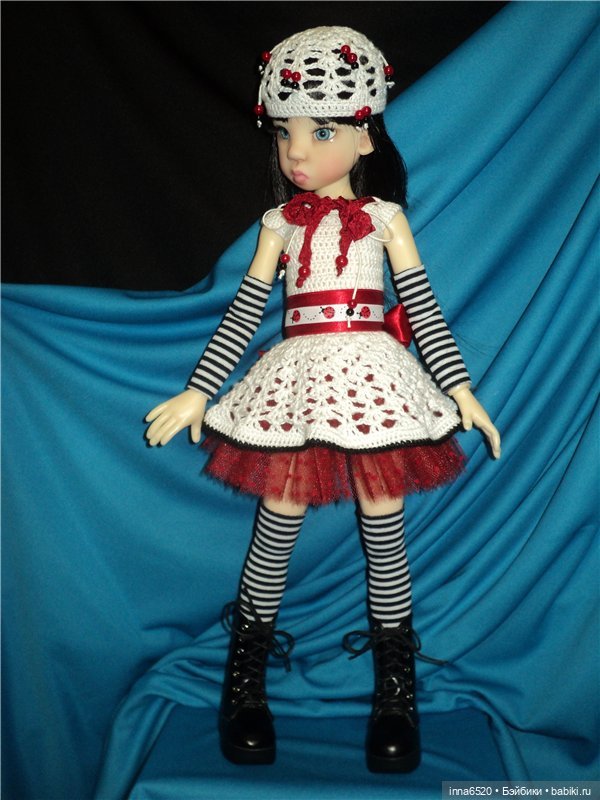 Просто - Марта, просто - прелесть!!! Платье для куклы бжд
