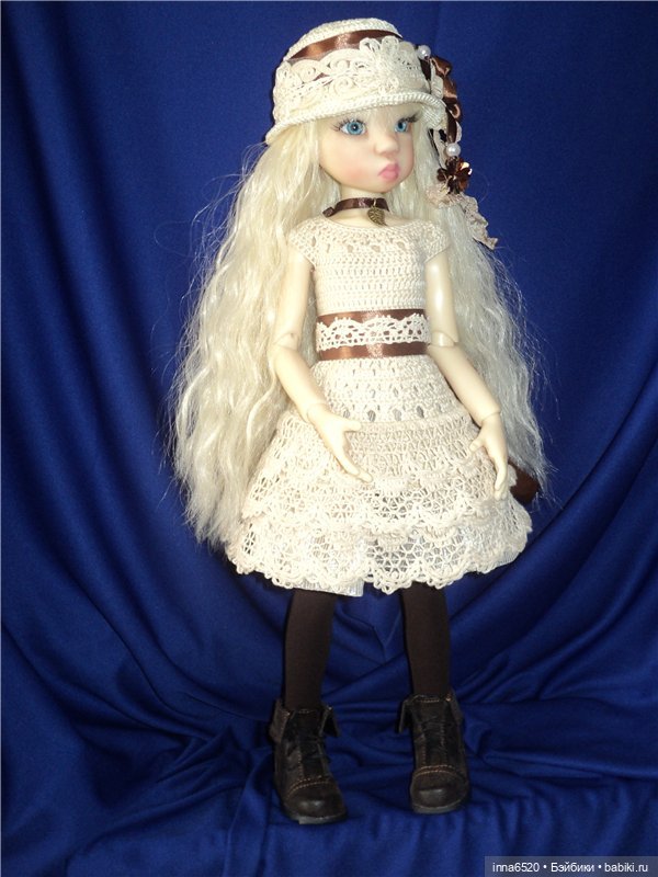 Просто - Марта, просто - прелесть!!! Платье для куклы бжд