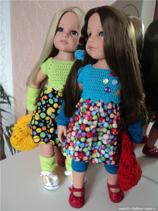 Одежды много не бывает! Наряды для кукол Готц и не только