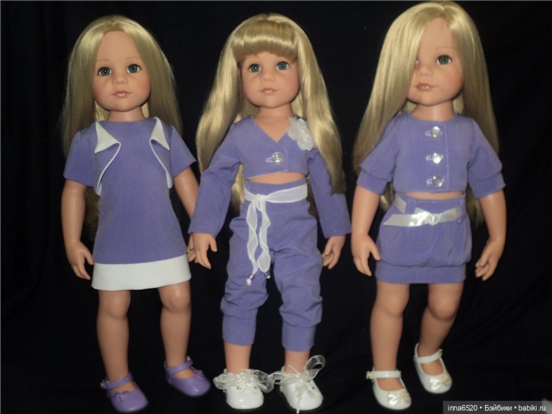 Одежды много не бывает! Наряды для кукол Готц и не только