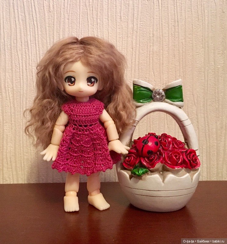 Нендопушечка Нояна (гибридик Nendoroid и Cu-poche) (фото 5)